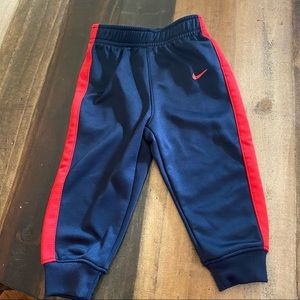 18 Months Nike Navy & Red sweatpants